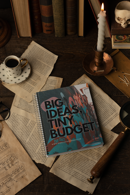 "Big Ideas, Tiny Budget" - Spiral Notebook